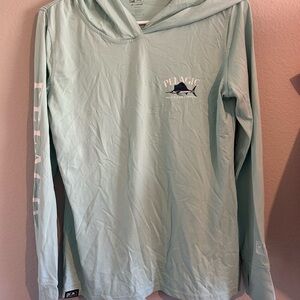 Pelagic Mint Green Long Sleeve Hoodie